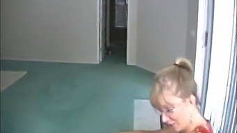 A Naughty Older Woman Receives A Powerful Ejaculation