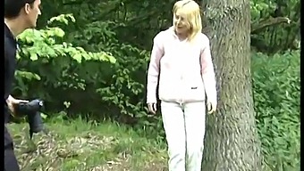 Young German Amateur Teen With Blonde Hair Gets Picked Up