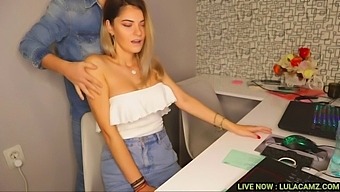 Steamy Office Encounter With A Seductive Massage | Office Slut Gets Naughty