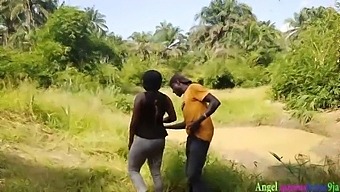 Okoro, The Diligent Hunter, Encounters A Stunning African Local While Tending To Her Farm And Engages In Passionate Intercourse, Nearly Climaxing With His Impressive Member. The Husband'S Brother Secretly Records The Encounter From Afar. Watch The Full Video On Red.