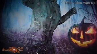 A Girl Covered In Slime