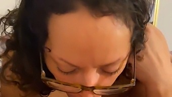 Older Latina Anna Maria Gives A Sloppy Blowjob - The Best There Is