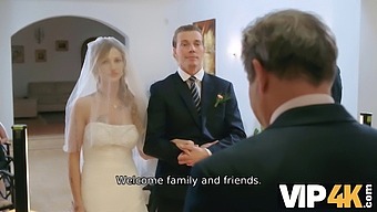 Olivia Sparkle Este Surprinsă Făcând Sex Într-O Rochie De Mireasă De Logodnica Ei În Fața Camerei