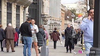 Nuria Millan, A Sexy Amateur, Enjoys Seducing Strangers On The Street!