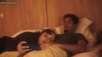 Chubby Stepbrother Accidentally Swallows My Dick During Movie