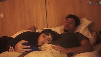 I Couldn'T Resist Self-Pleasure And Ended Up With My Stepsister Giving Me A Deepthroat Blowjob (We Got Caught Soon After)