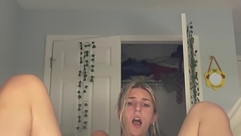 Innocent 18-Year-Old Enjoys Solo Pleasure At Home
