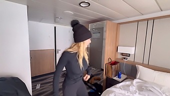 Natural Blonde Gets A Rough Ride On A Cruise