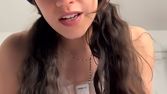 Quinn Finite'S Big Natural Tits And Solo Play On Her Sickbed