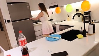 I Had A Hot Kitchen Scene With My Friend’s Mom On His Birthday.